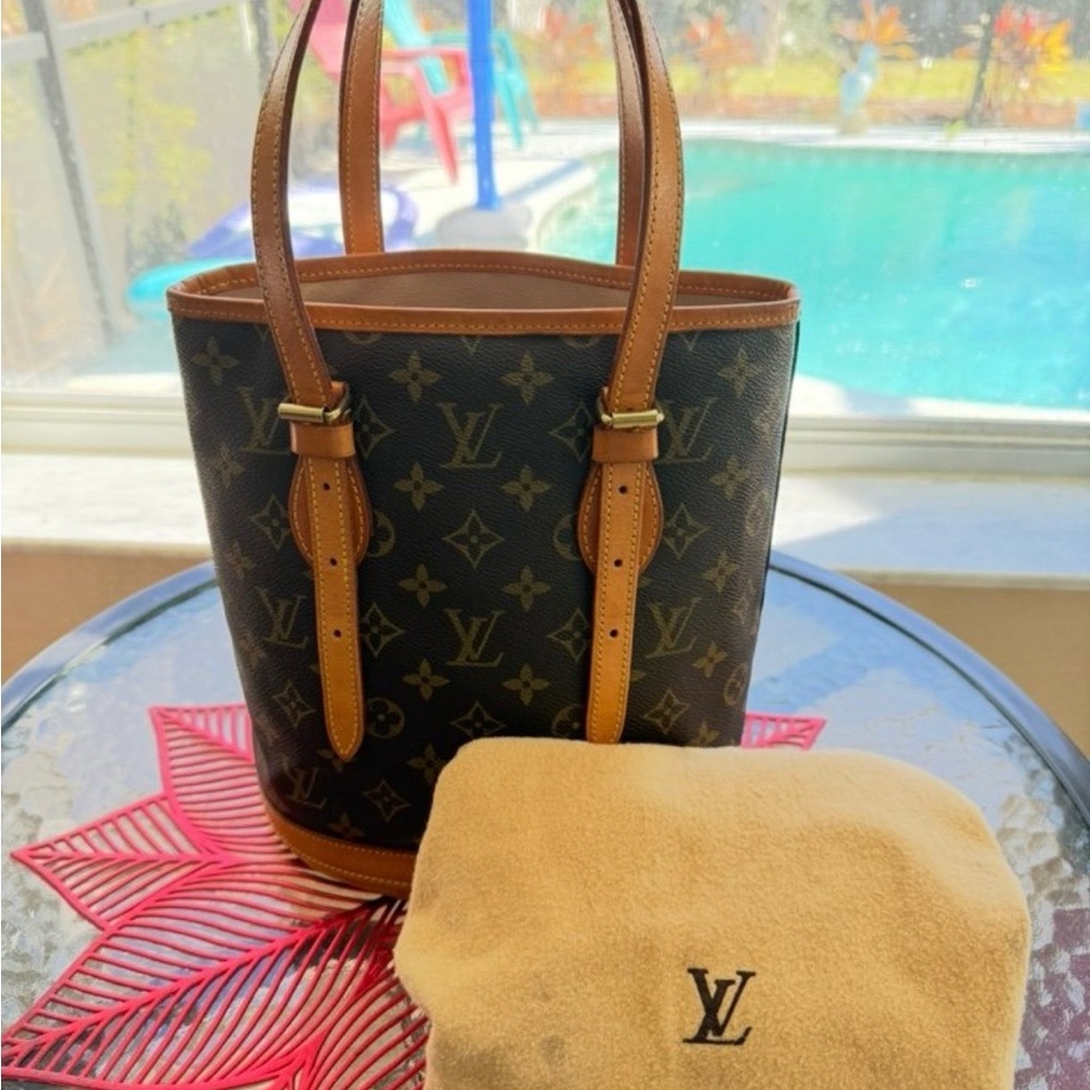 Louis Vuitton Brown Monogram Bucket Bag